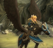 Maribelle's battle model as a Dark Flier in Awakening.