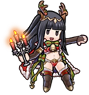 Tharja's sprite as a "Normal Girl" in Heroes.