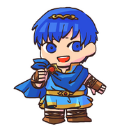 Marth en Conoce a los Héroes.