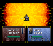 A Manster Bishop casting Meteor on Leif in Thracia 776.