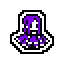 Female Robin's 8-bit sprite accessory from Heroes.