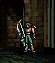 Asaello's battle sprite as a Bow Fighter in Genealogy of the Holy War.