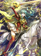 Artwork of Eirika in Fire Emblem 0 (Cipher) by Sachiko Wada.