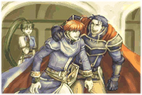 Artwork of Eliwood and Hector