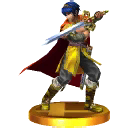 Marth's All-Star Mode Trophy from Super Smash Bros. for Nintendo 3DS.