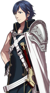 Chrom's full body portrait from Project X Zone 2.