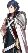 Chrom's full body portrait from Project X Zone 2.