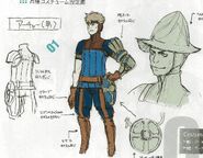 Concept artwork of the male variant of the Archer class from Awakening.