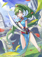 Artwork of Lyn in Fire Emblem 0 (Cipher) by Pukyunosuke.