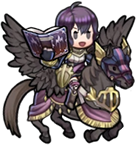 Female Morgan's sprite as the Lass from Afar in Heroes.