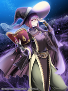 Artwork of Miriel in Fire Emblem 0 (Cipher) by Saori Toyota.