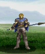 Battle model of the Spear Knight class.