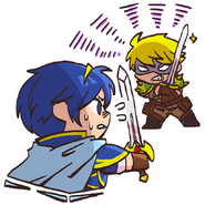 Marth and Astram from the Fire Emblem Heroes guide.