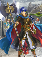 Artwork of Ike in Fire Emblem 0 (Cipher) by Senri Kita.