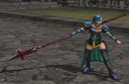 Nephenee wielding the Killer Lance in Path of Radiance.