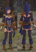 A female Archer in Fire Emblem Warriors Three Hopes