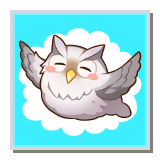 Sticker of Feh from Dragalia Lost.