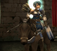 Kjelle's battle model as a Bow Knight in Awakening.