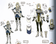 Concept artwork of Mathilda from Echoes: Shadows of Valentia.