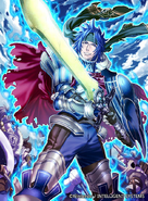 Artwork of Priam in Fire Emblem 0 (Cipher) by Yoneko.