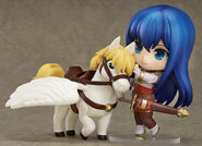 Nedoroid Caeda with her Pegasus.