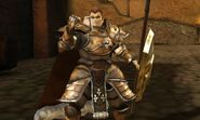 Valbar's battle model as a baron in Echoes: Shadows of Valentia (without his helmet).