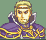 Zephiel's portrait in The Binding Blade.