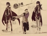 Nohr Prince and Nohr Princess concept art.