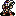 Map sprite of the enemy variant of the Axe Fighter class from Genealogy of the Holy War.