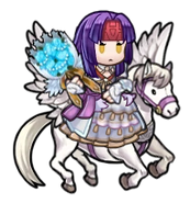 Sprite de Sanaki (novia) en Fire Emblem Heroes.