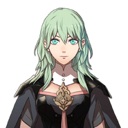 Female Byleth's portrait after fusing with Sothis.