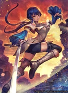 Artwork of Athena in Fire Emblem 0 (Cipher) by lack.