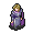 Map sprite of the Saint class from TearRing Saga.