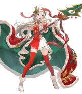Artwork of Winter Edelgard from Fire Emblem Heroes by teffish.