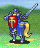 Eliwood's battle sprite in The Binding Blade.