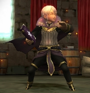 Henry's battle model as a Dark Mage in Awakening.