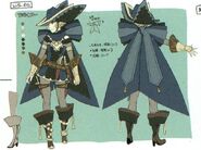 Concept artwork of the female Adventurer class in Fates.