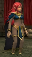 Cordelia's battle model as a Dark Mage in Awakening.