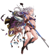 Artwork of Seaside Tactician Robin from Heroes by Mayo.