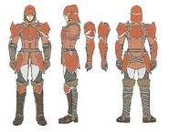 Arte conceptual de un Caballero arco en Radiant Dawn.