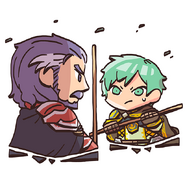 Dussel and Ephraim from the Fire Emblem Heroes guide.