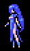 Battle model of the female Mage class from Gaiden.