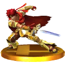 Roy's All-Star Mode Trophy from Super Smash Bros. for Nintendo 3DS.
