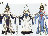 Concept artwork of the Dancer class from Fire Emblem: Three Houses.