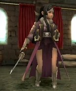 FE13 Swordmaster (Say'ri).png (76 KB) Battle model of Say'ri, a female Swordmaster from Awakening.