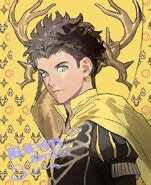 Artwork of Claude by Chinatsu Kurahana to celebrate the 2 year anniversary of Three Houses.