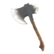 Artwork of the Hand Axe from TearRing Saga: Utna Heroes Saga.