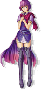 Artwork of Katarina from Fire Emblem: New Mystery of the Emblem