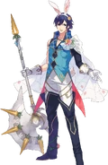 Artwork of Chrom (Spring Festival) from Fire Emblem Heroes by Ebila (えびら).