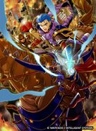 Artwork of Lester in Fire Emblem 0 (Cipher) by Mineri.